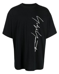 Yohji Yamamoto Logo Print Short Sleeve T Shirt