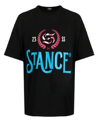 Stance Logo Print Short Sleeve T Shirt