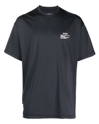 WTAPS Logo Print Short Sleeve T Shirt