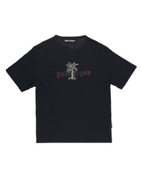 Palm Angels Logo Print Short Sleeve T Shirt