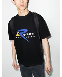 Represent Logo Print Short Sleeved T Shirt