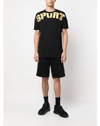 Plein Sport Logo Print Short Sleeved T Shirt