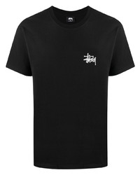 Stussy Logo Print Short Sleeved T Shirt