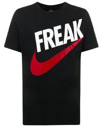Nike Logo Print Short Sleeved T Shirt