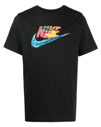 Nike Logo Print Short Sleeved T Shirt