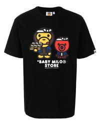 *BABY MILO® STORE BY *A BATHING APE® Logo Print Short Sleeved T Shirt