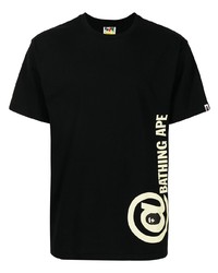 A Bathing Ape Logo Print Short Sleeved T Shirt