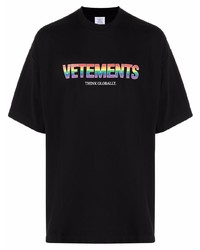 Vetements Logo Print Short Sleeved T Shirt