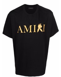 Amiri Logo Print Short Sleeved T Shirt
