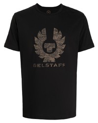 Belstaff Logo Print Short Sleeved T Shirt