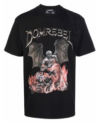 DOMREBEL Logo Print Short Sleeved T Shirt
