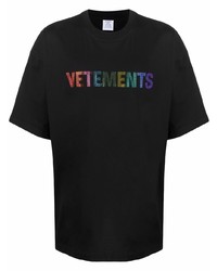Vetements Logo Print Short Sleeved T Shirt