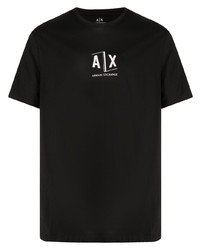 Armani Exchange Logo Print Short Sleeved T Shirt