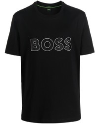 BOSS Logo Print Short Sleeved T Shirt