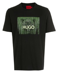 Hugo Logo Print Short Sleeved T Shirt