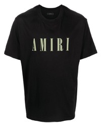 Amiri Logo Print Short Sleeved T Shirt