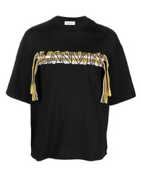 Lanvin Logo Print Short Sleeved T Shirt
