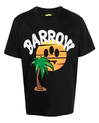 BARROW Logo Print Short Sleeved T Shirt