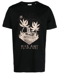 Isabel Marant Logo Print Short Sleeved T Shirt