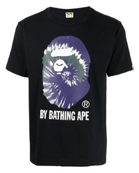 A Bathing Ape Logo Print Short Sleeved T Shirt