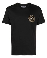 VERSACE JEANS COUTURE Logo Print Short Sleeved T Shirt