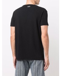 Karl Lagerfeld Logo Print Stretch Cotton T Shirt