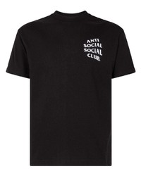 Anti Social Social Club Logo Print T Shirt 2