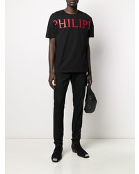 Philipp Plein Logo Print T Shirt