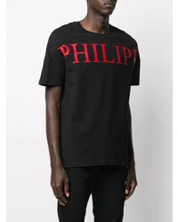 Philipp Plein Logo Print T Shirt