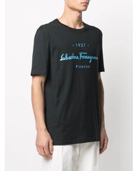 Salvatore Ferragamo Logo Print T Shirt