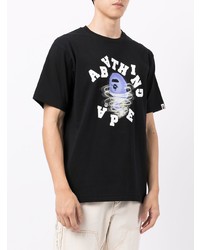 A Bathing Ape Logo Print T Shirt