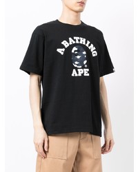 A Bathing Ape Logo Print T Shirt