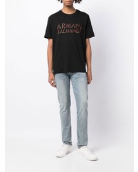 Armani Exchange Logo Print T Shirt