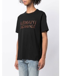 Armani Exchange Logo Print T Shirt