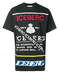 Iceberg Logo Print T Shirt