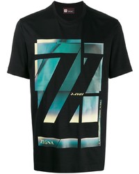 Z Zegna Logo Print T Shirt