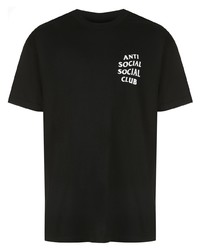 Anti Social Social Club Logo Print T Shirt