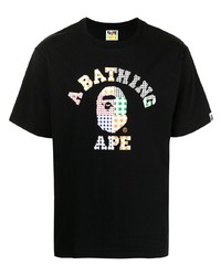 A Bathing Ape Logo Print T Shirt