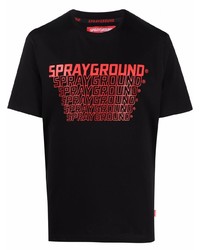 Sprayground Logo Print T Shirt