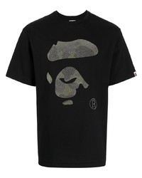 A Bathing Ape Logo Print T Shirt