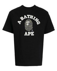 A Bathing Ape Logo Print T Shirt