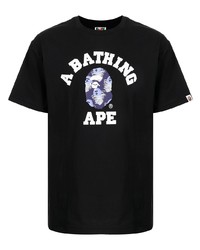 A Bathing Ape Logo Print T Shirt