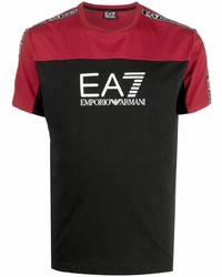 Ea7 Emporio Armani Logo Print T Shirt