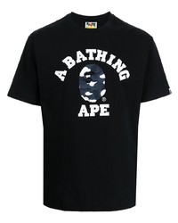 A Bathing Ape Logo Print T Shirt