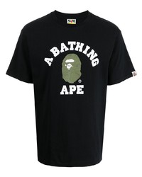 A Bathing Ape Logo Print T Shirt