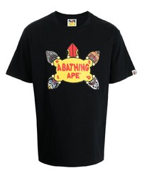 A Bathing Ape Logo Print T Shirt