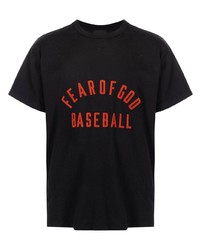 Fear Of God Logo Print T Shirt