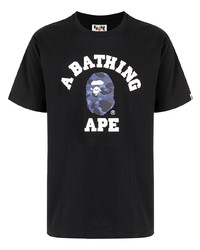 A Bathing Ape Logo Print T Shirt