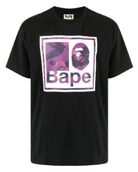 A Bathing Ape Logo Print T Shirt