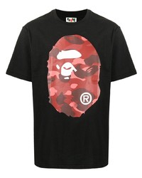 A Bathing Ape Logo Print T Shirt